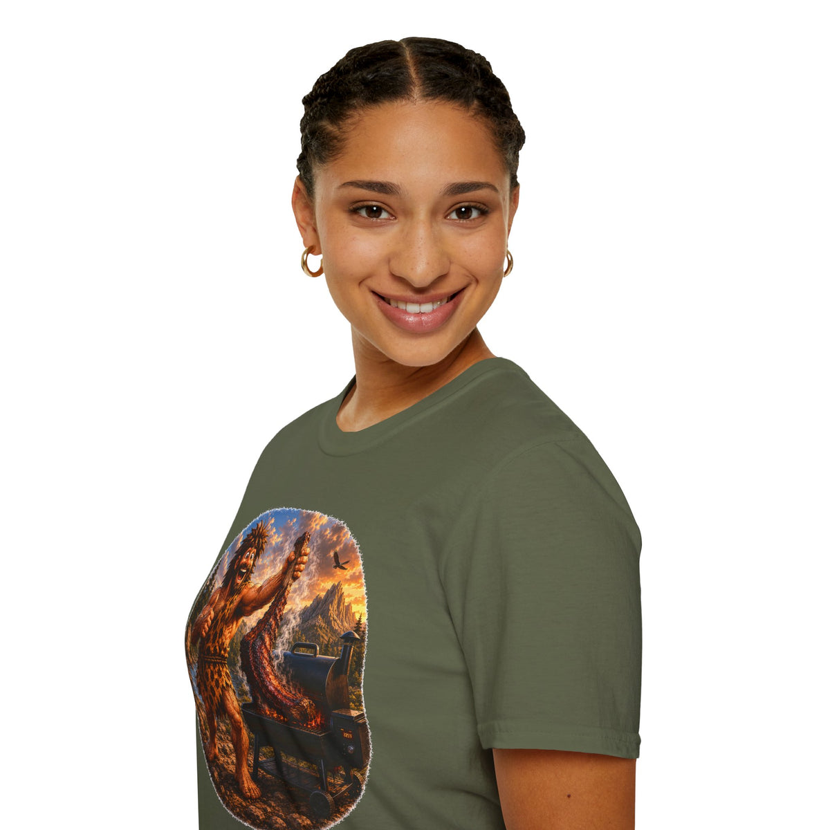 Caveman Grilling T-Shirt