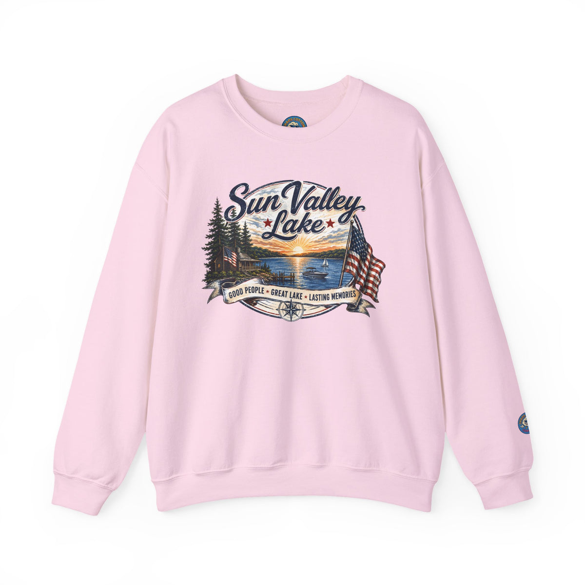 Sun Valley Lake Unisex Crewneck Sweatshirt
