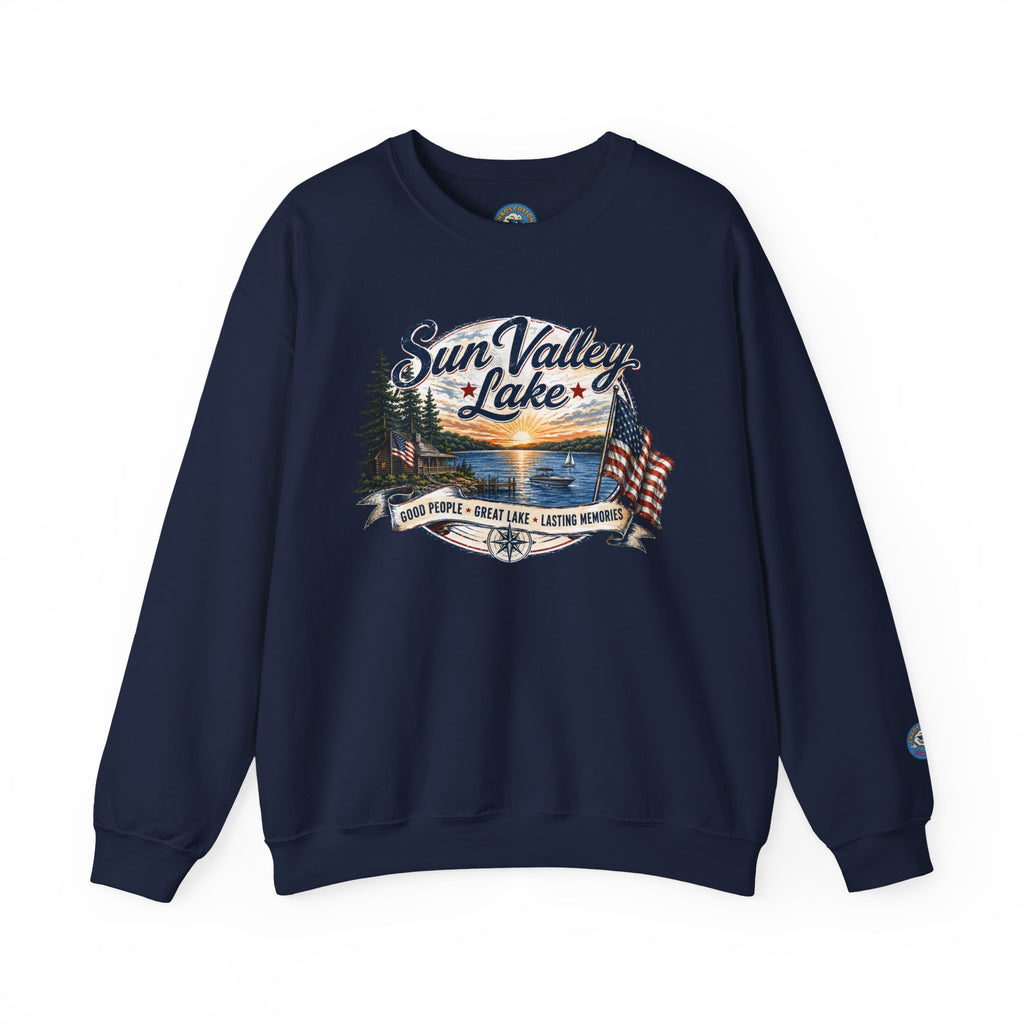 Sun Valley Lake Unisex Crewneck Sweatshirt