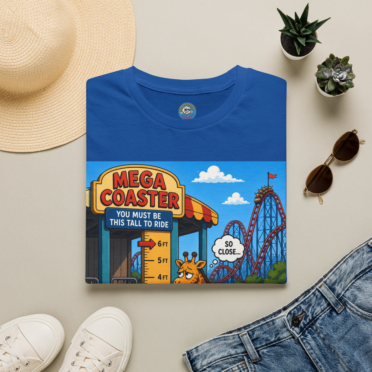 Almost Tall Enough Giraffe T-Shirt
