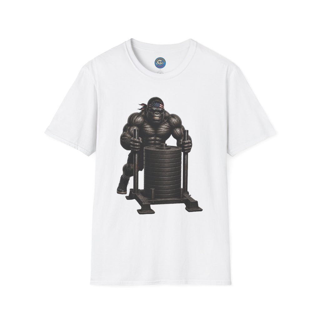 Gorilla Weightlifting T-Shirt (Pushing Sled)