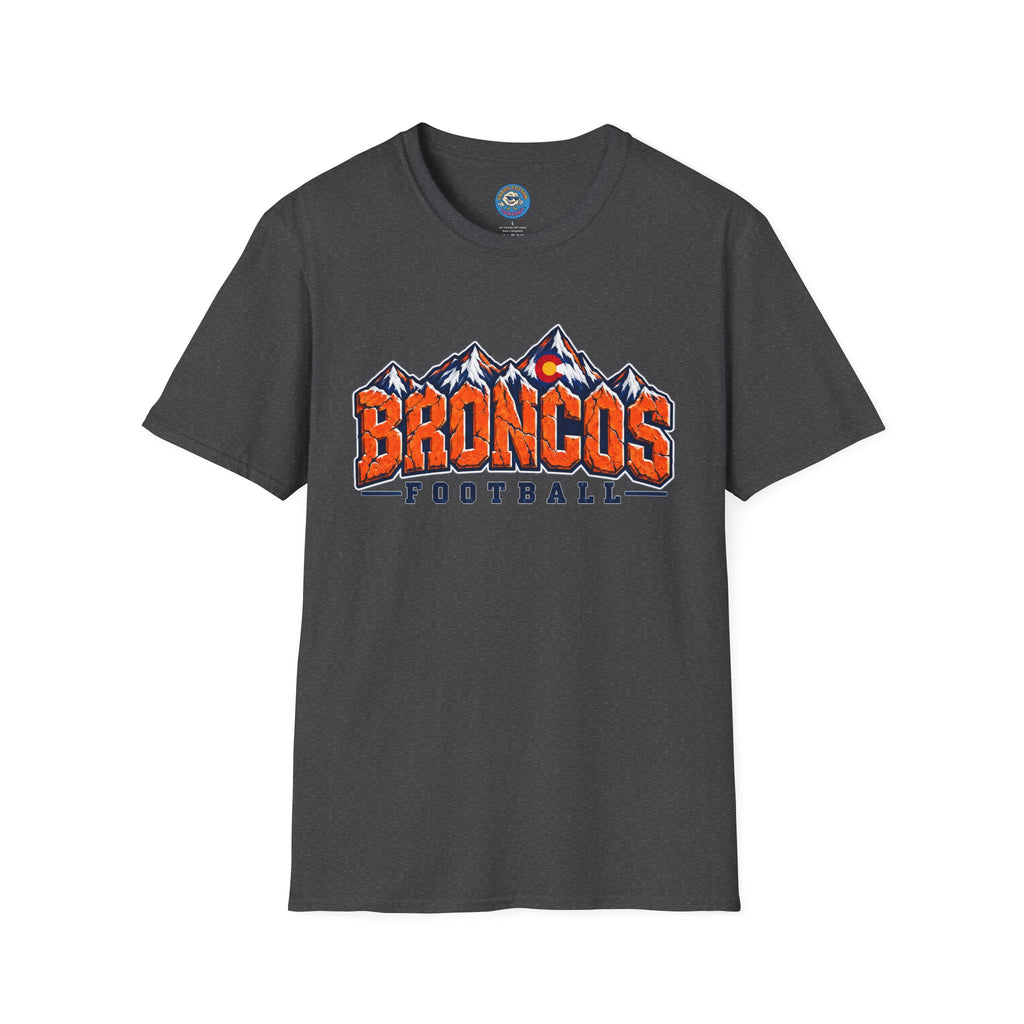 Broncos Football Mountain T-Shirt (V4)