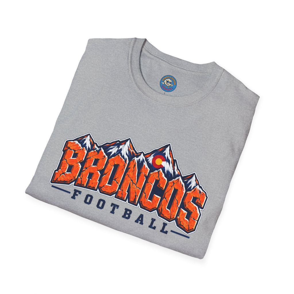 Broncos Football Mountain T-Shirt (V4)