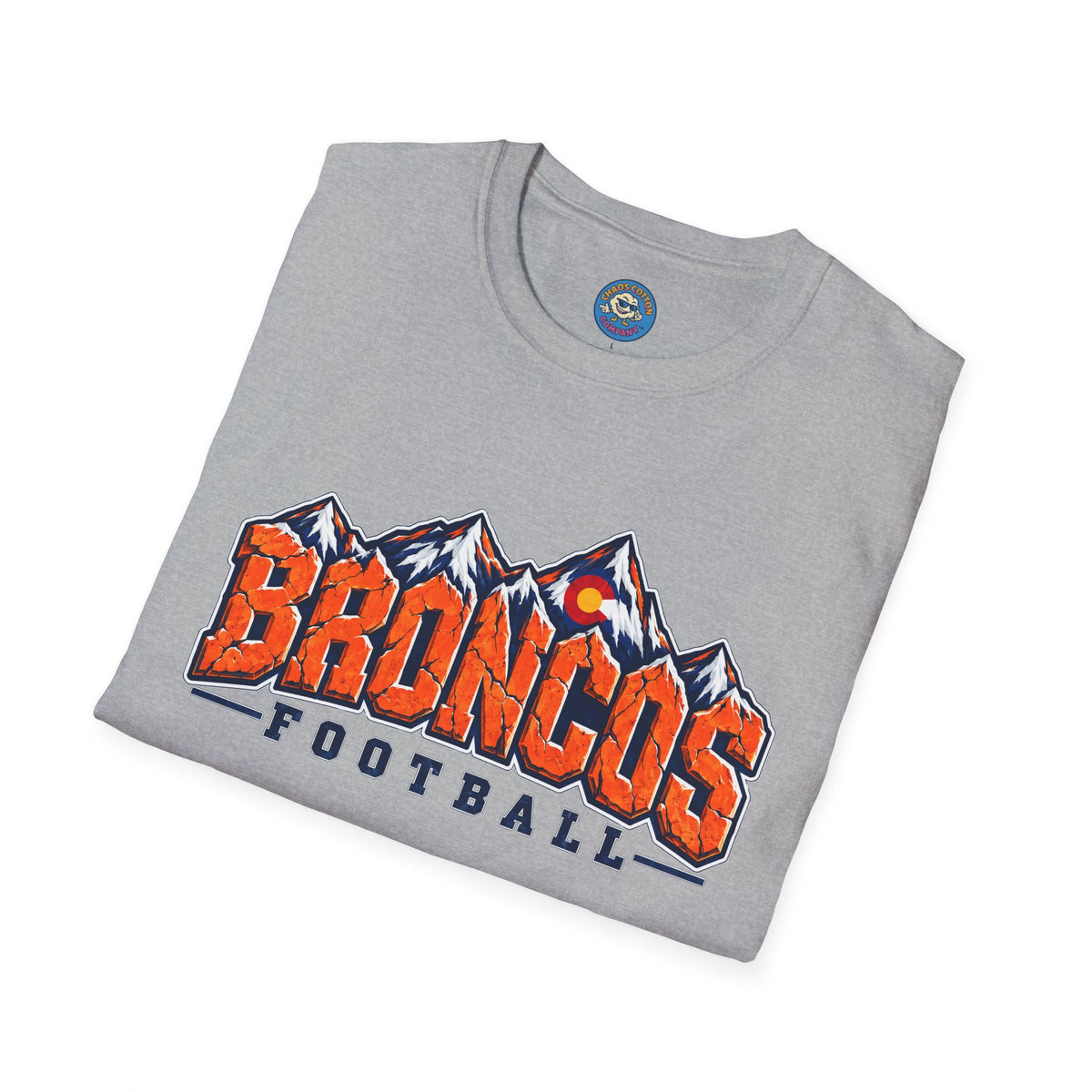 Broncos Football Mountain T-Shirt (V4)