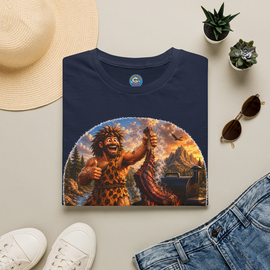 Caveman Grilling T-Shirt