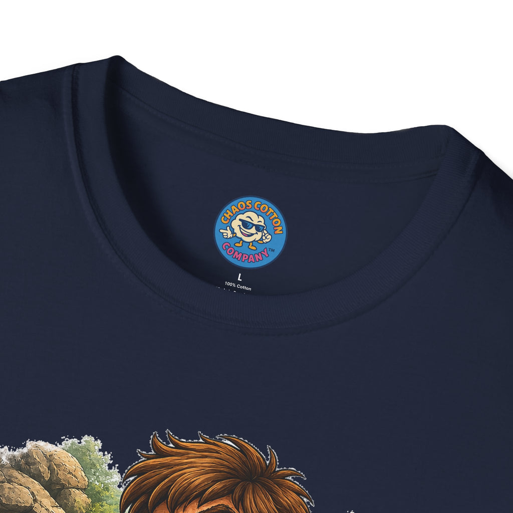 Caveman Discovers a Lighter T-Shirt