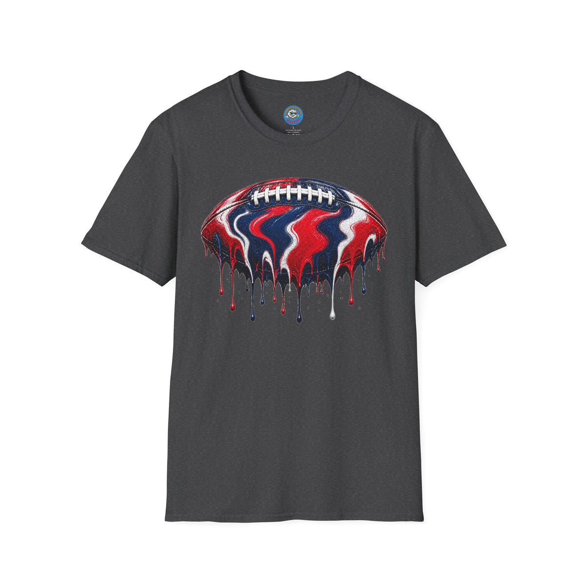 Ole Miss Drip Football T-Shirt