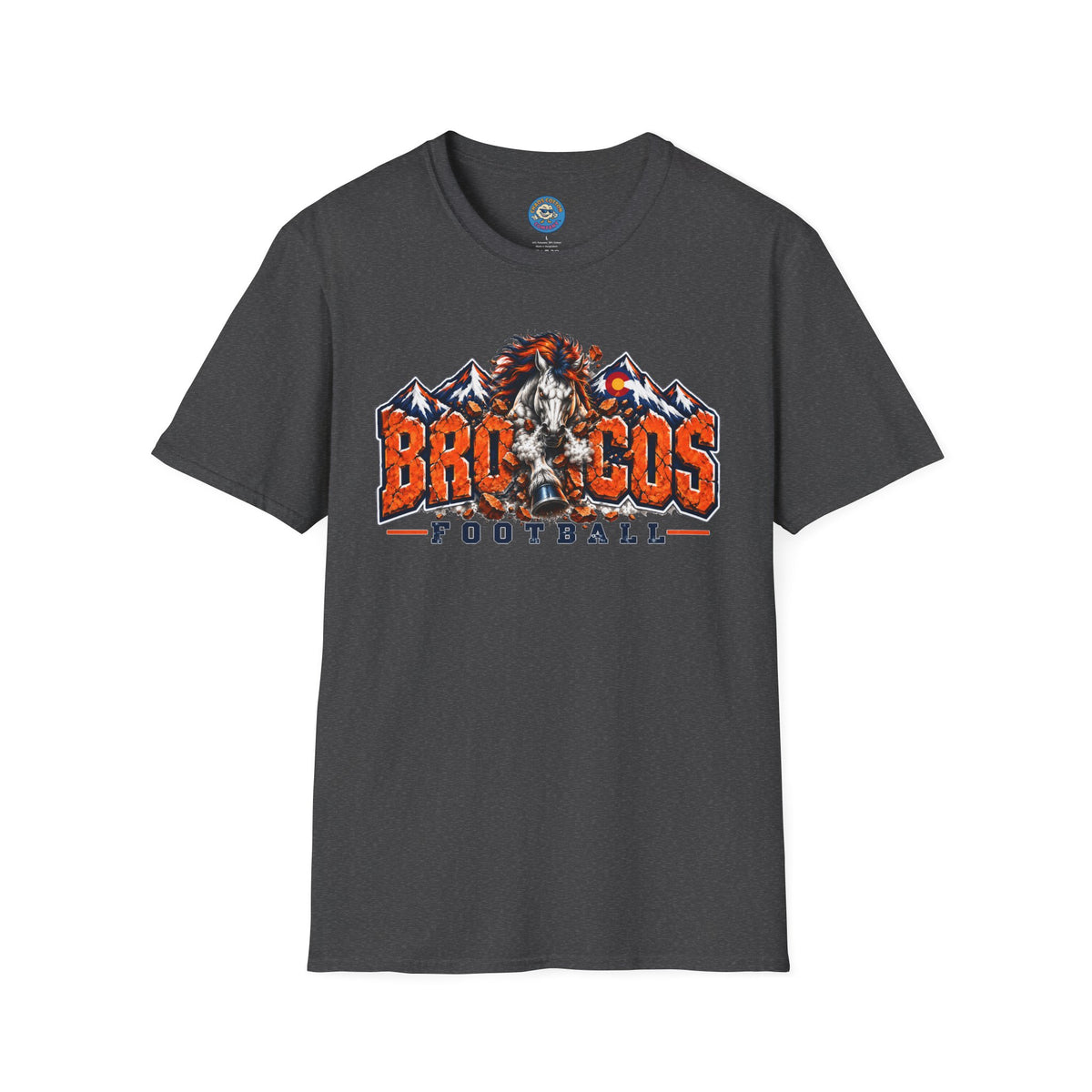 Broncos Football Mountain T-Shirt (V5)
