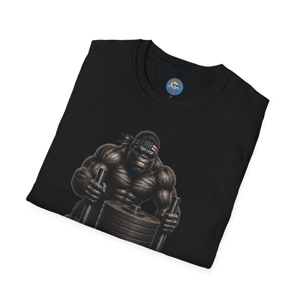 Gorilla Weightlifting T-Shirt (Pushing Sled)