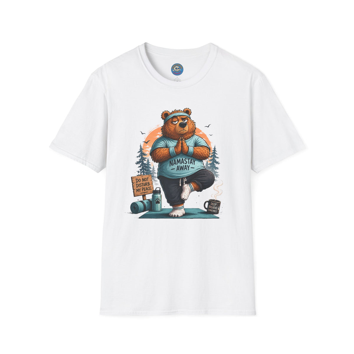 Namastay Away Bear Yoga T-Shirt