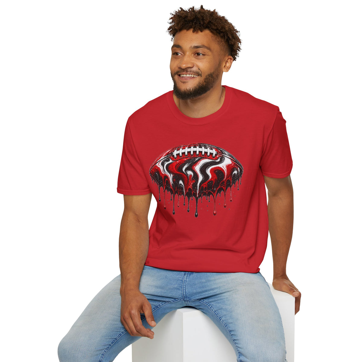 Georgia Bulldogs Drip Football T-Shirt
