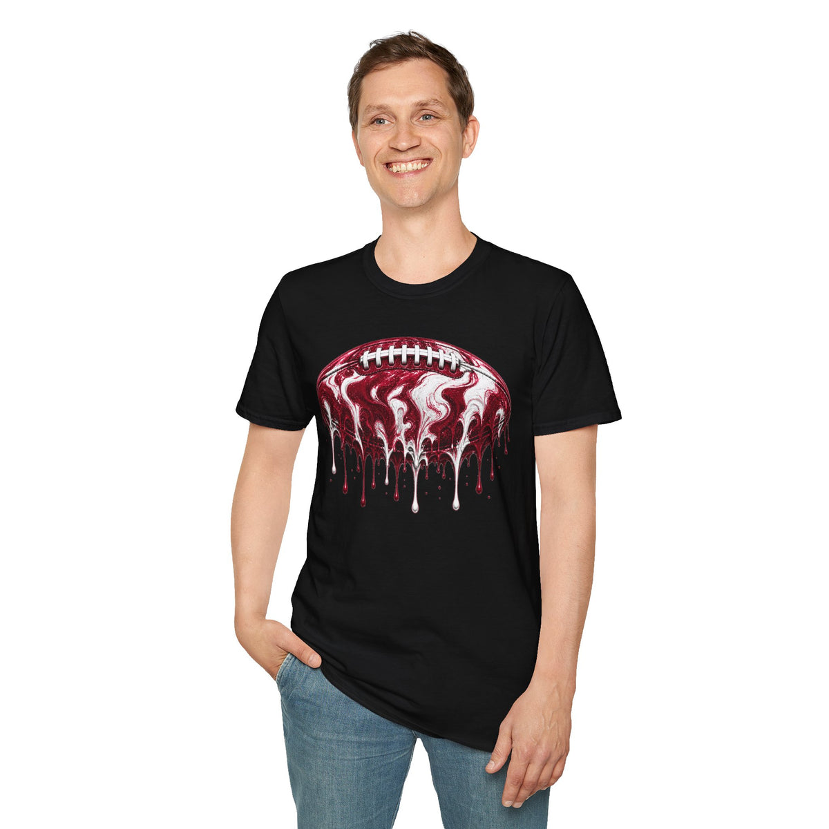 Alabama Crimson Tide Football Drip T-Shirt