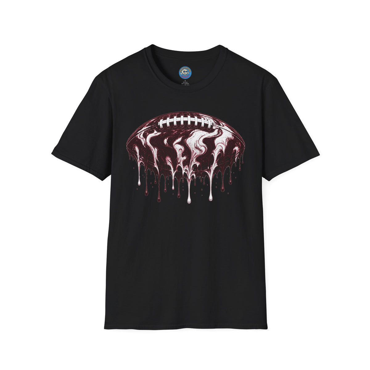Mississippi State Bulldogs Drip Football T-Shirt