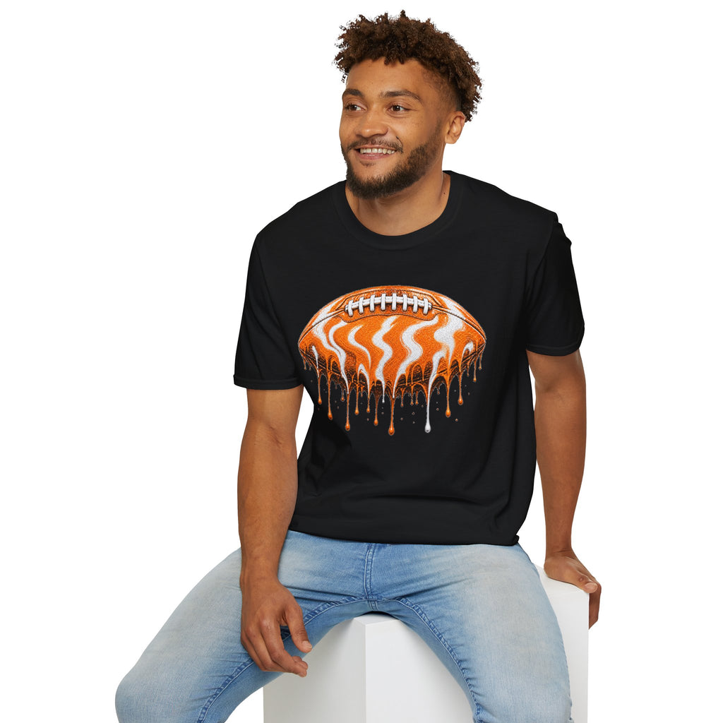 Tennessee Volunteers Drip Football T-Shirt