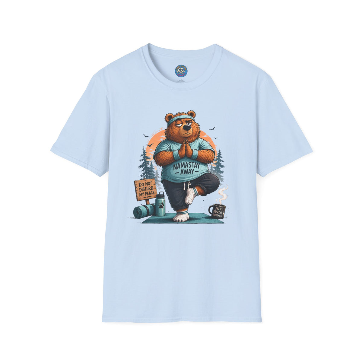 Namastay Away Bear Yoga T-Shirt