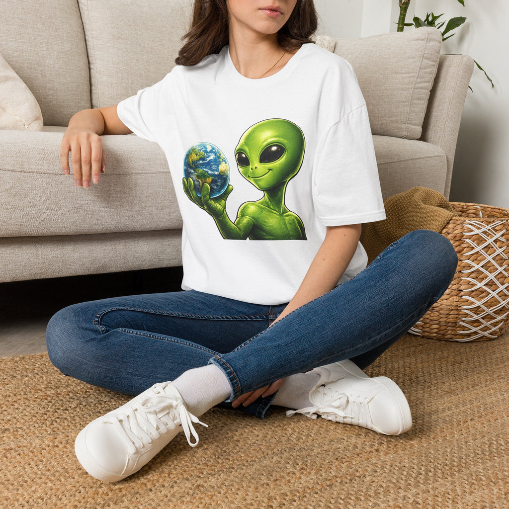 Earth in Their Hands Alien T-Shirt