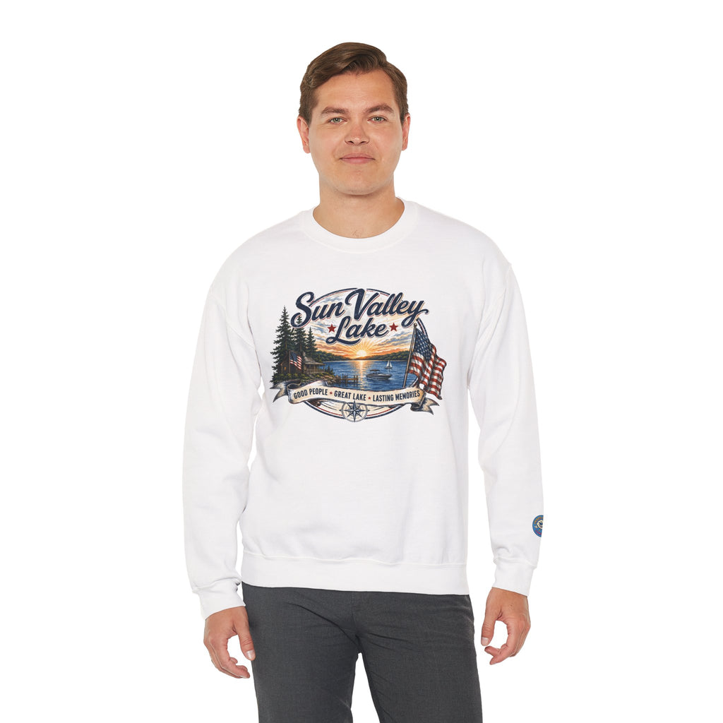 Sun Valley Lake Unisex Crewneck Sweatshirt