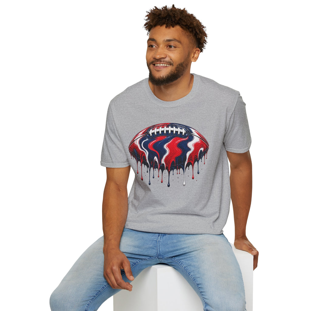 Ole Miss Drip Football T-Shirt