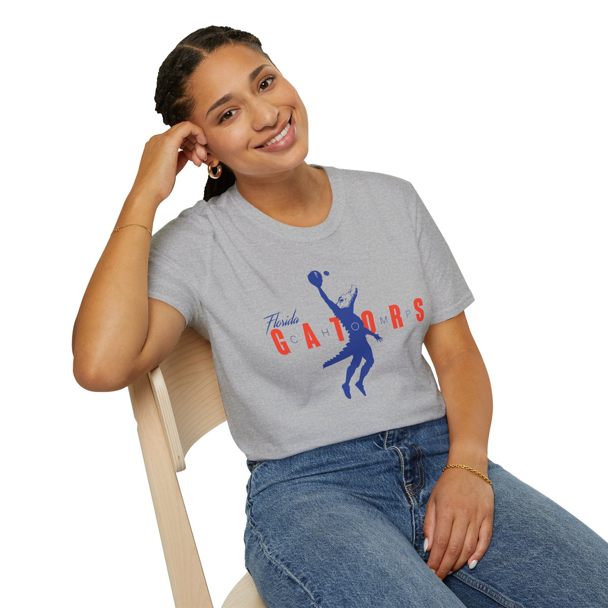 Florida Gators Chompman Baseball T-Shirt (V1)