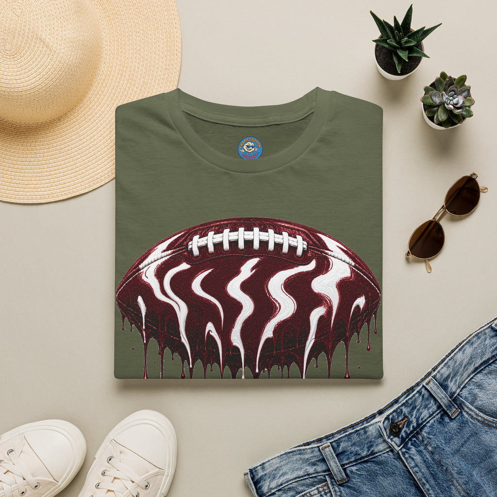 Texas A&M Aggies Drip Football T-Shirt