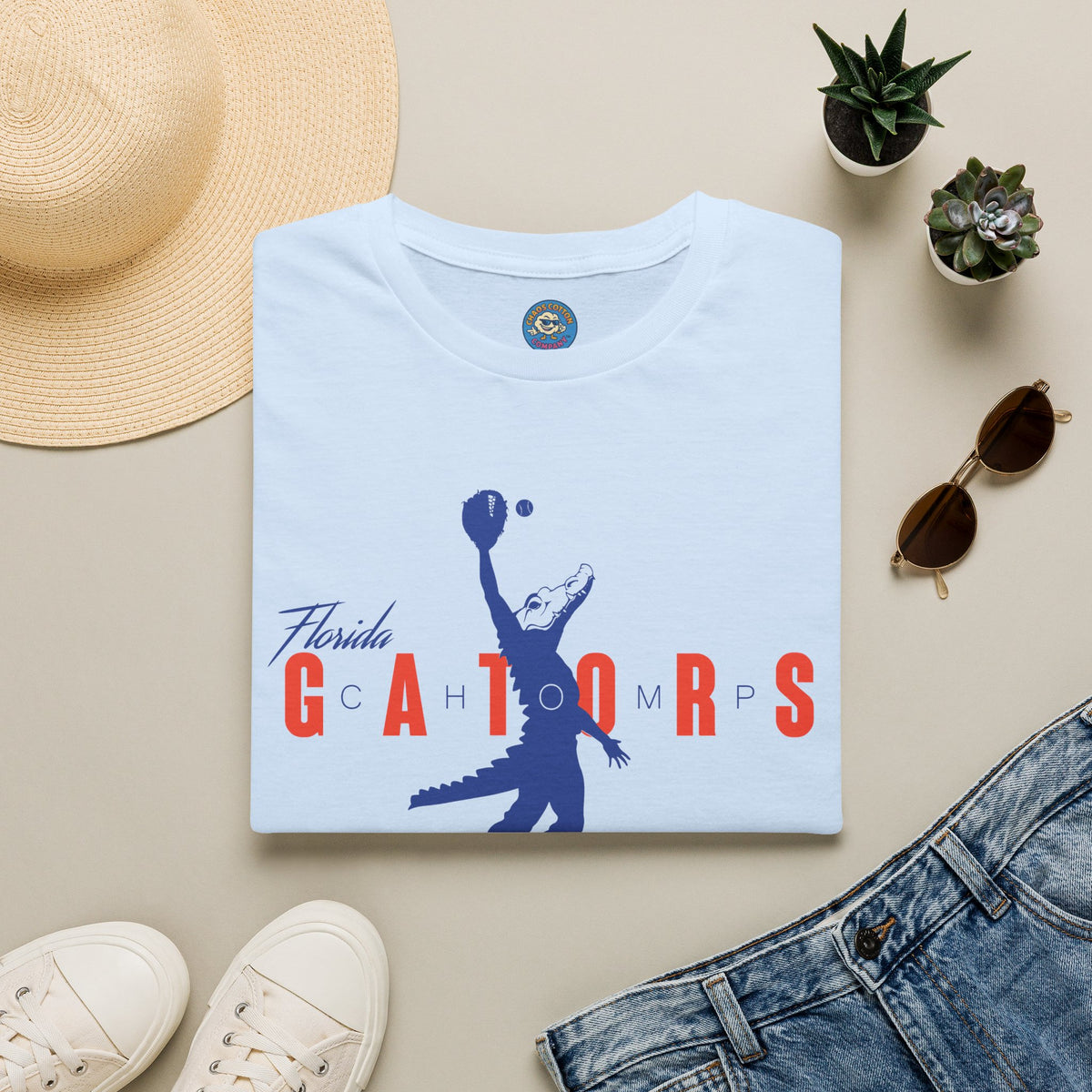 Florida Gators Chompman Baseball T-Shirt (V1)