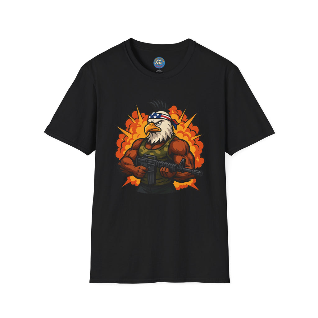 Patriotic Eagle Warrior T-Shirt