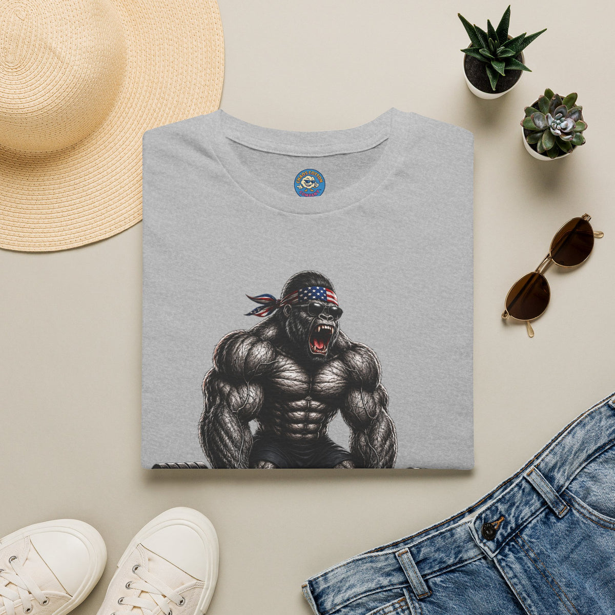 Gorilla Weightlifting T-Shirt (Deadlift)
