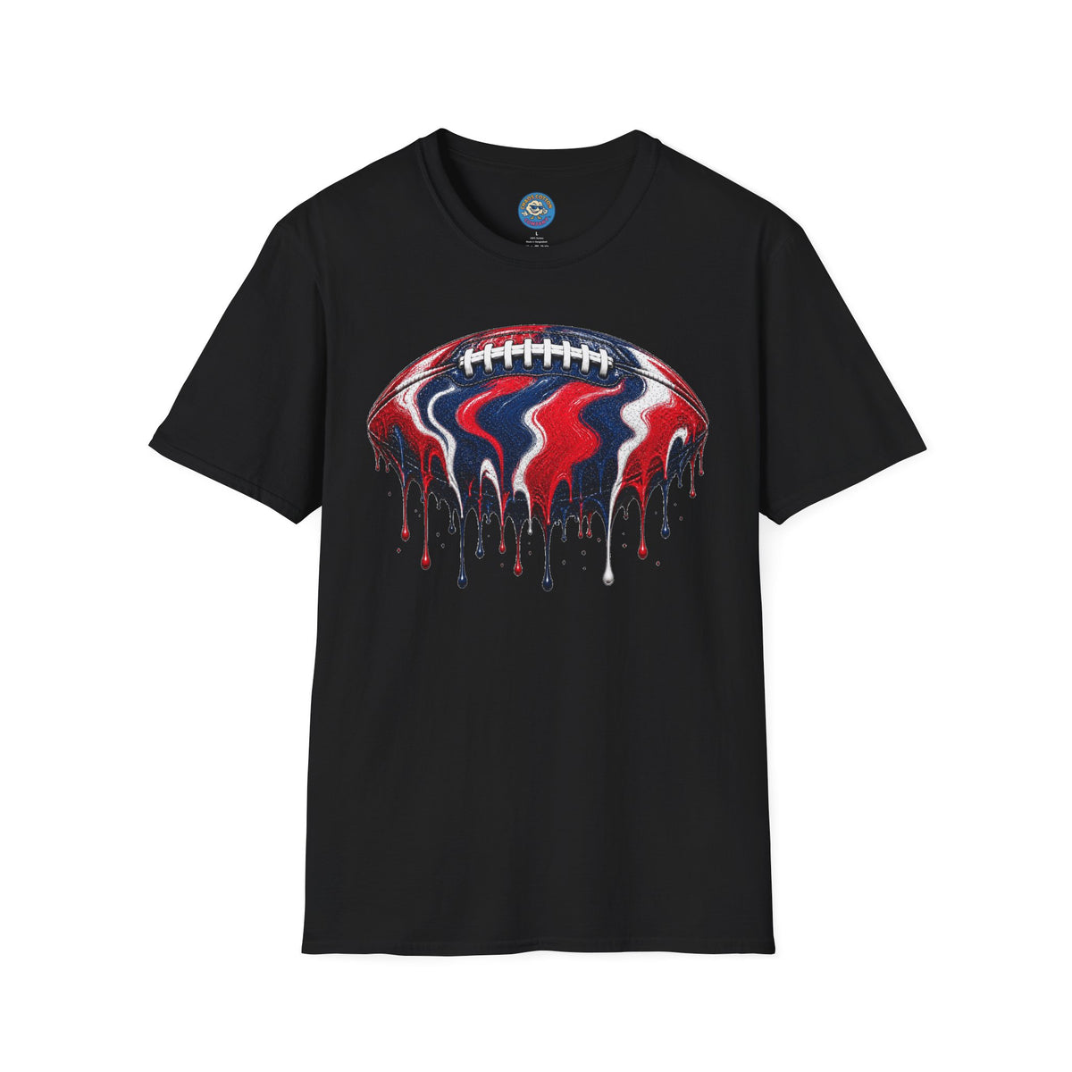 Ole Miss Drip Football T-Shirt