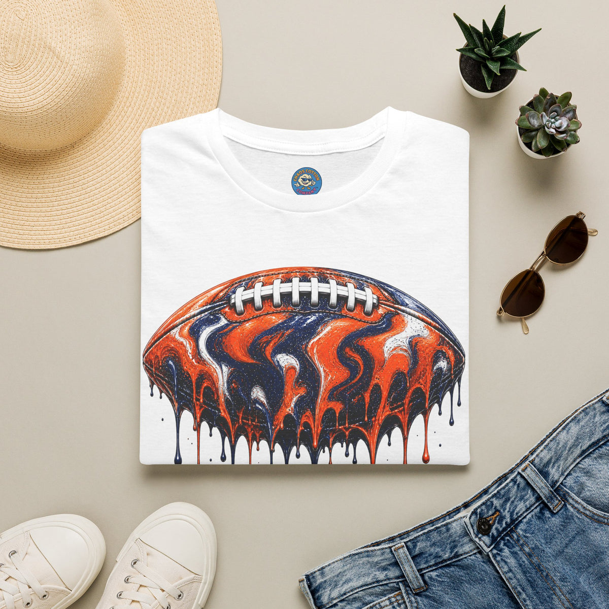 Auburn Tigers Football Drip T-Shirt