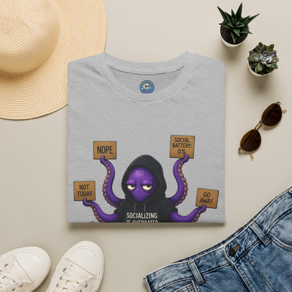 Anti-Social Introvert Octopus T-Shirt
