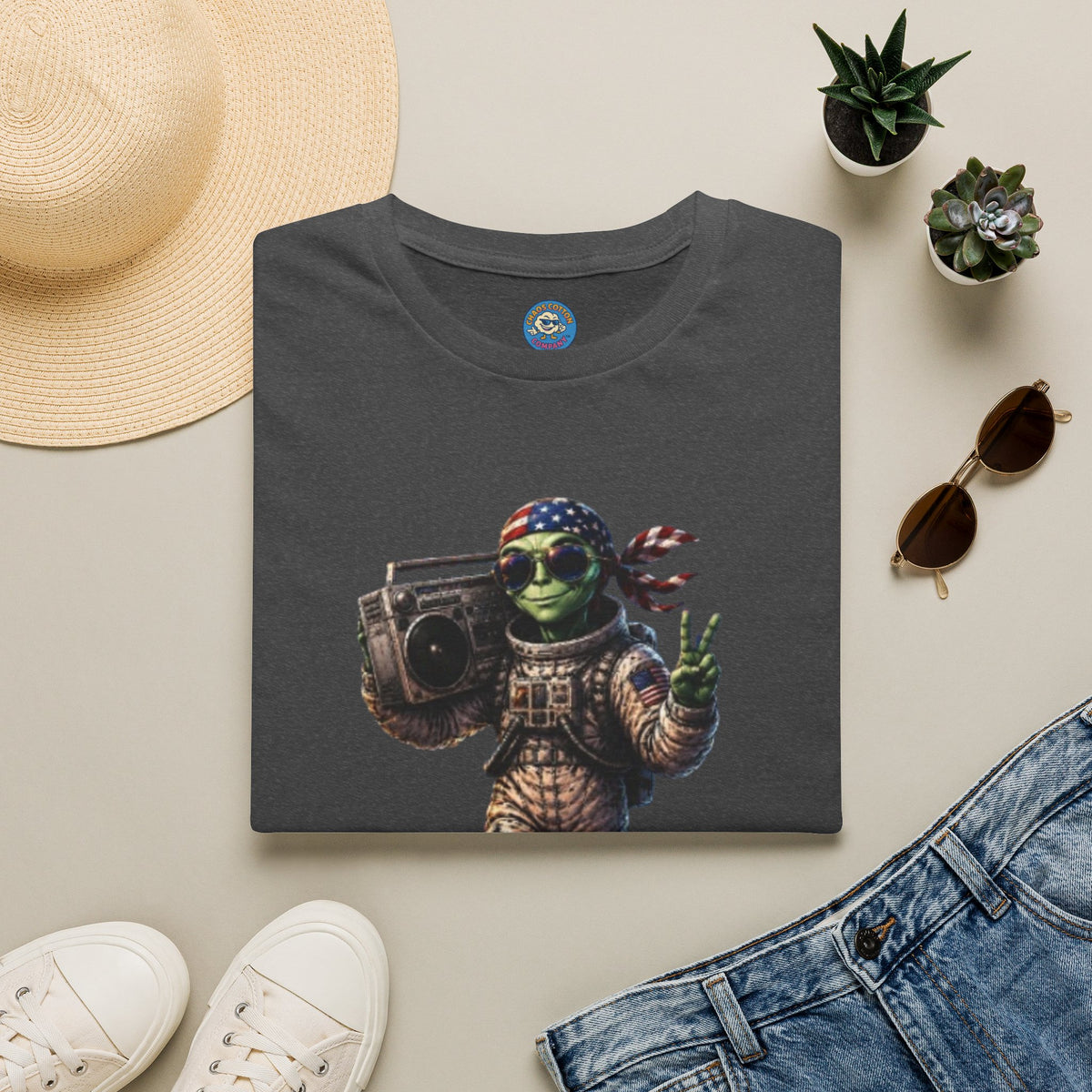 Cosmic Mixtape Alien Astronaut T-Shirt