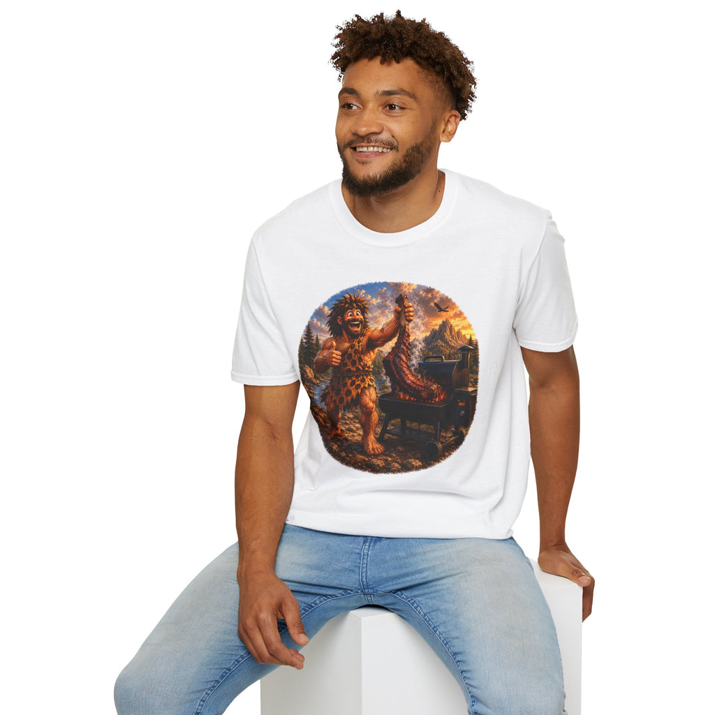 Caveman Grilling T-Shirt