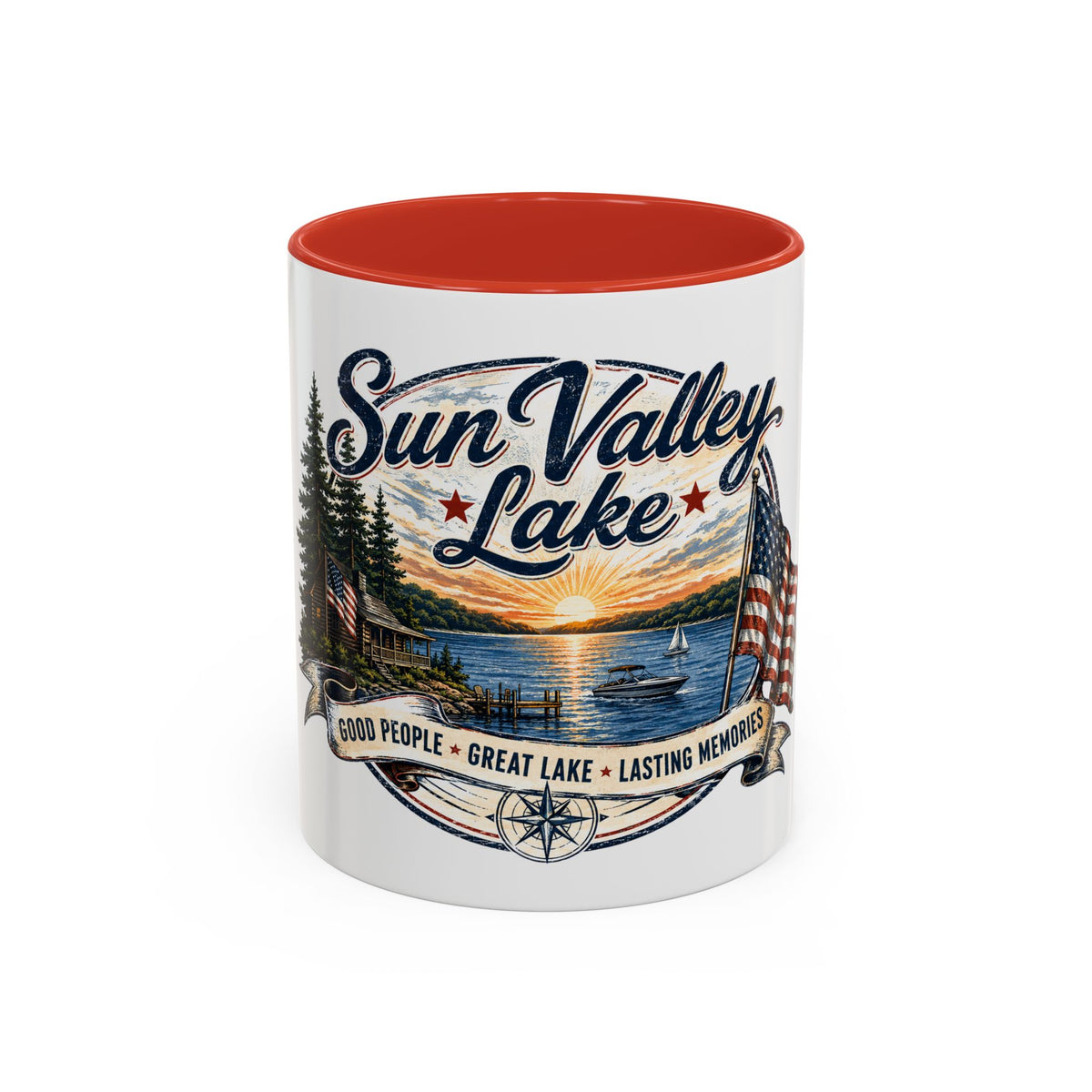 Sun Valley Lake Accent Coffee Mug
