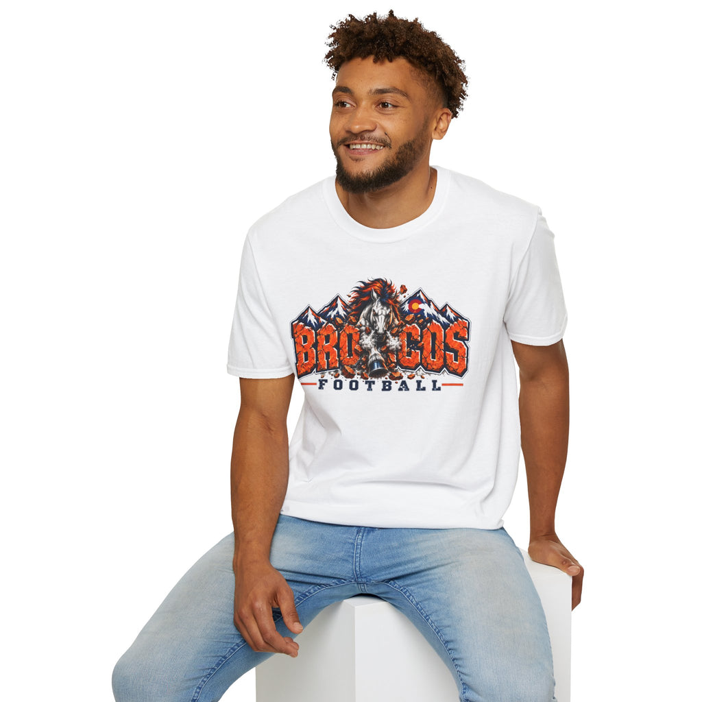 Broncos Football Mountain T-Shirt (V5)