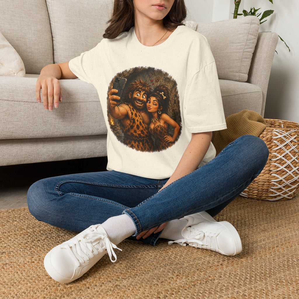 Caveman Couple Selfie T-Shirt