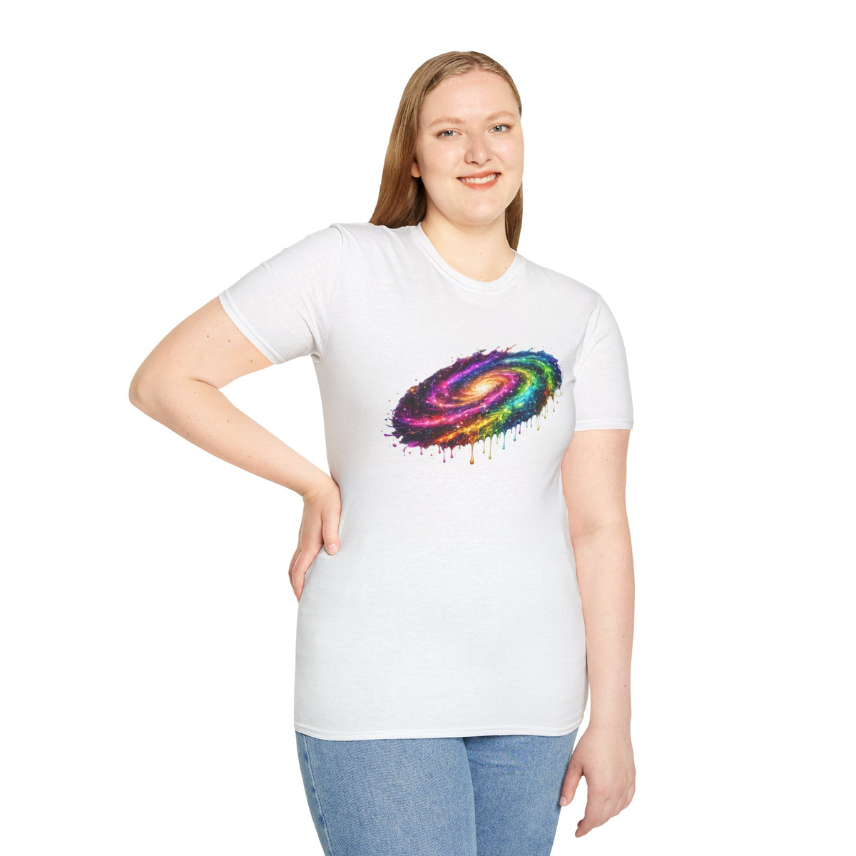 Rainbow Drip Galaxy T-Shirt