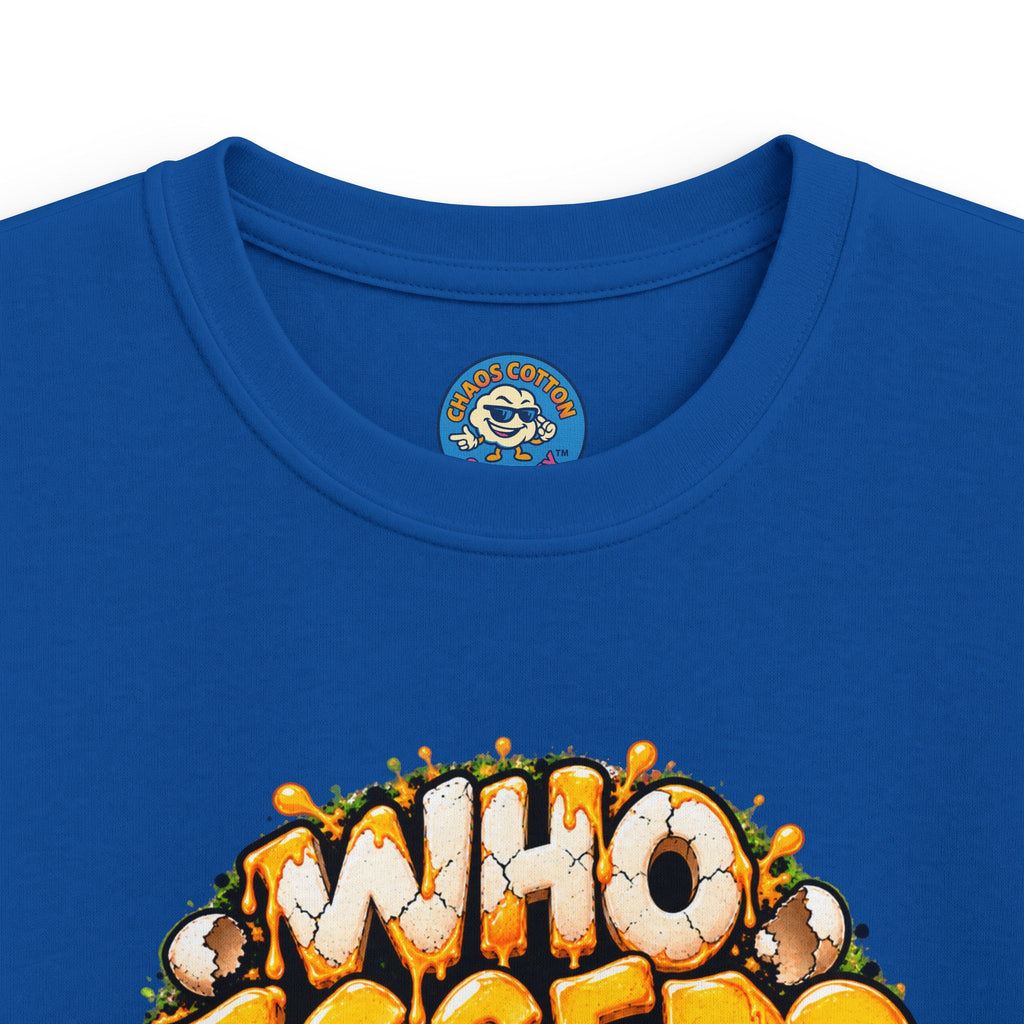 Greg the Egg "Who Egged" Kids T-Shirt