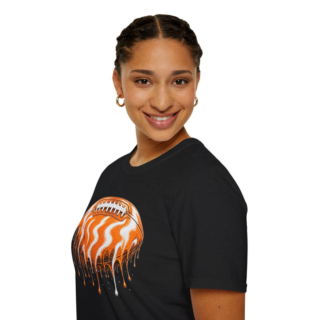 Tennessee Volunteers Drip Football T-Shirt