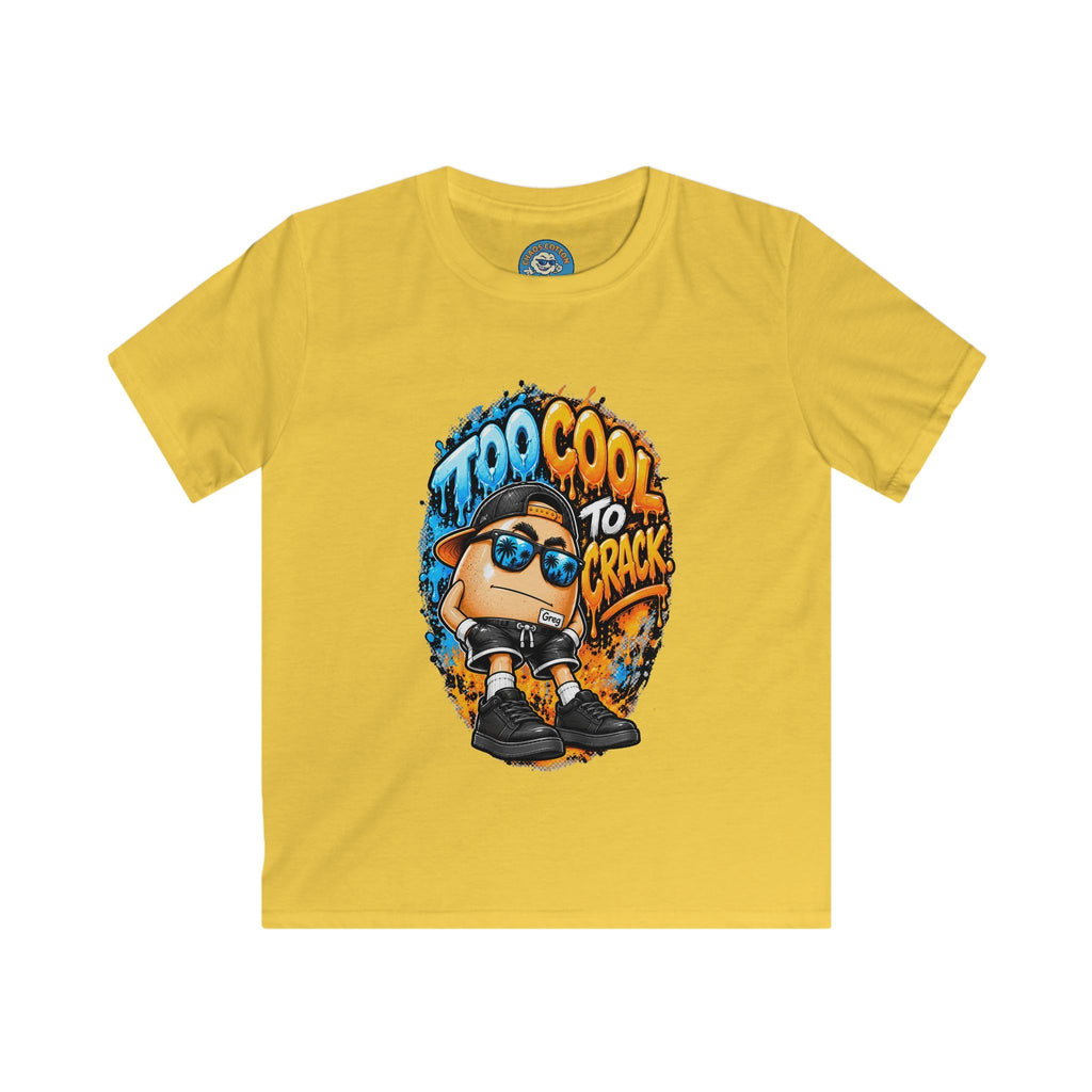 Greg the Egg " Too Cool to Crack" Kids T-Shirt