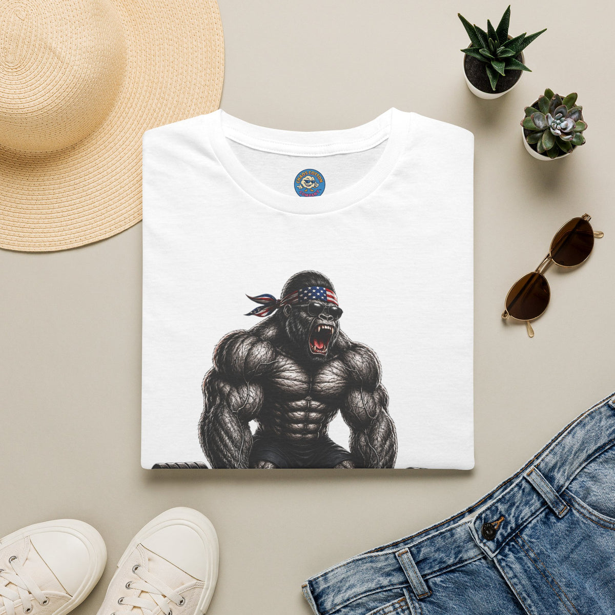 Gorilla Weightlifting T-Shirt (Deadlift)