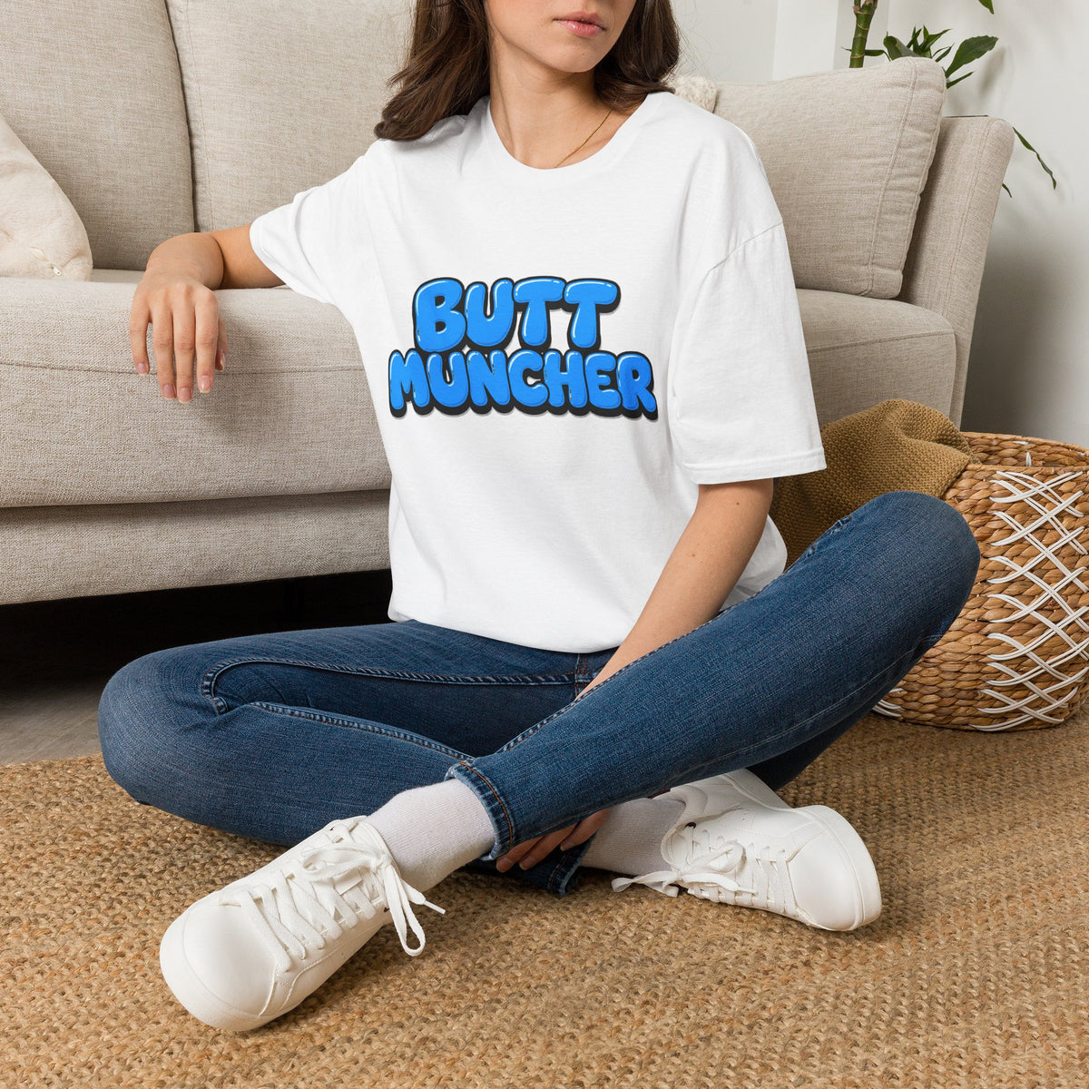 Butt Muncher T-Shirt (Blue)