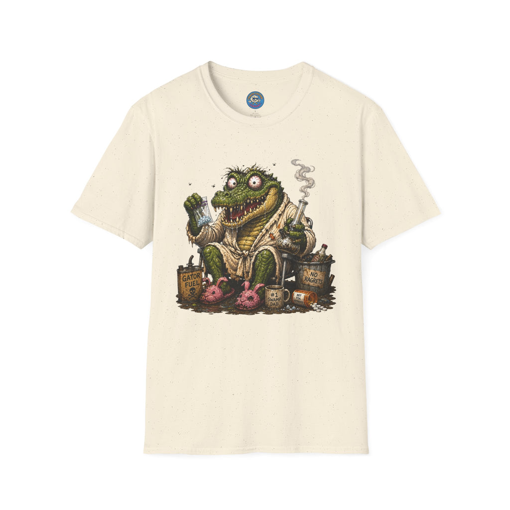 Gator Monster Smoking Pipe T-Shirt