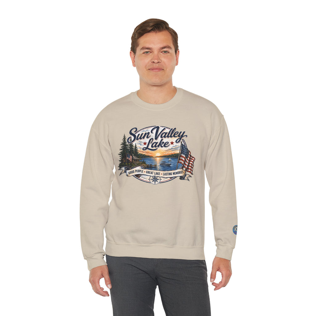 Sun Valley Lake Unisex Crewneck Sweatshirt