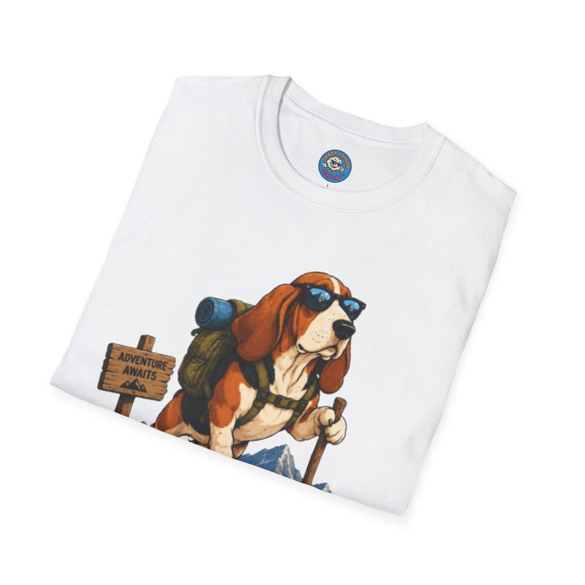 Hiking Basset Hound T-Shirt