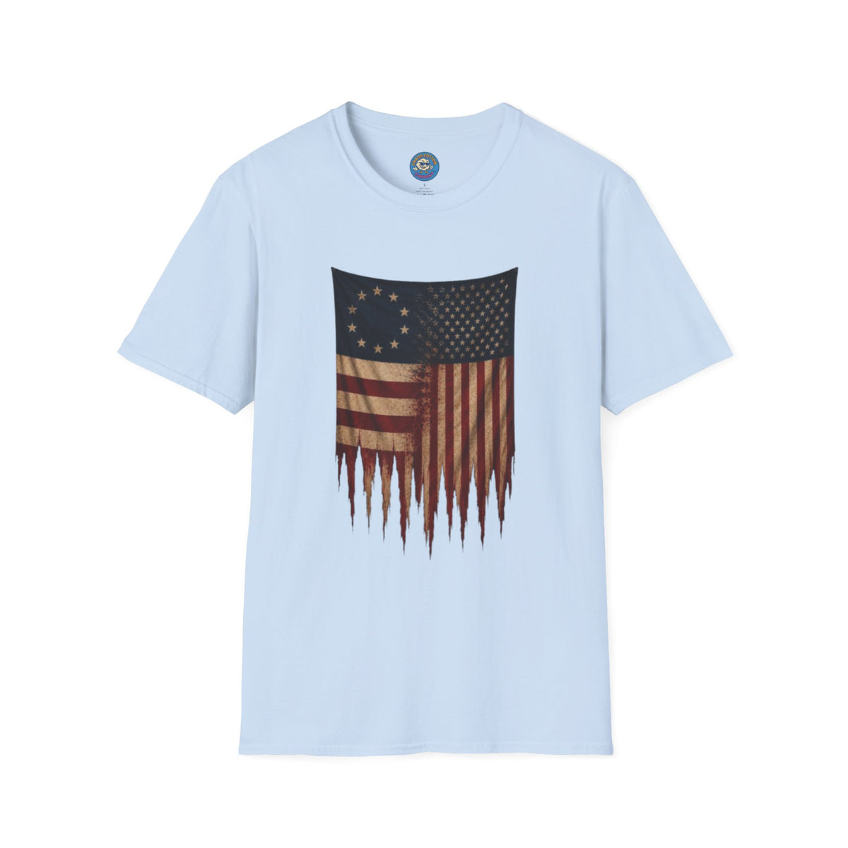 Two Eras, One Nation American Flag T-Shirt