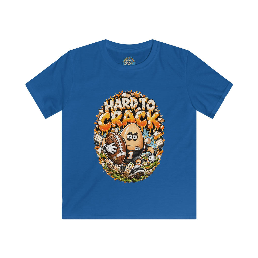 Greg the Egg "Hard to Crack" Football Kids T-Shirt