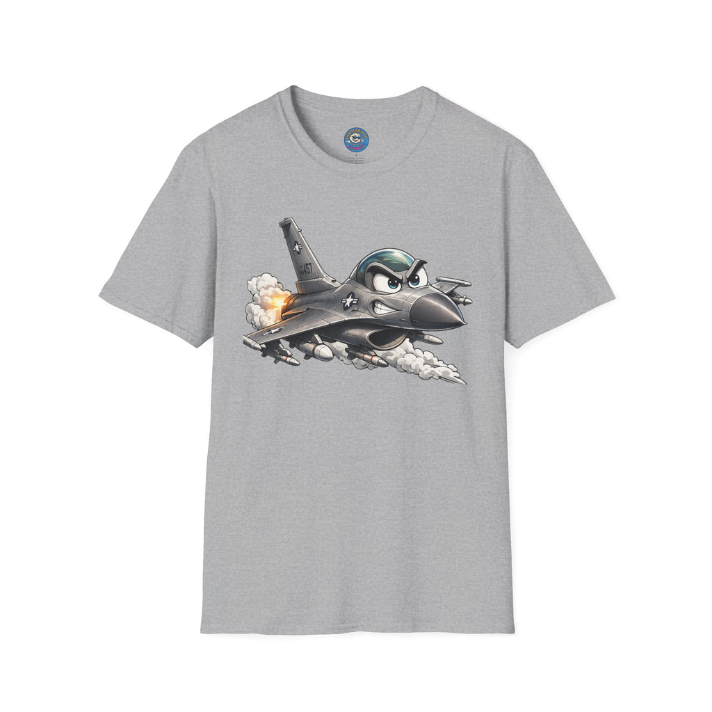 Cartoon Fighter Jet T-Shirt