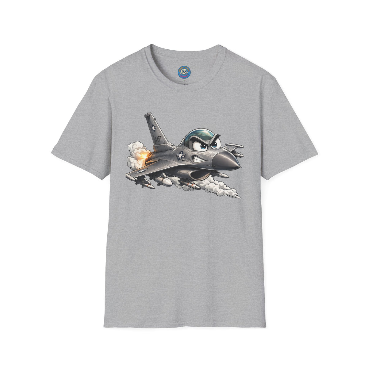 Cartoon Fighter Jet T-Shirt