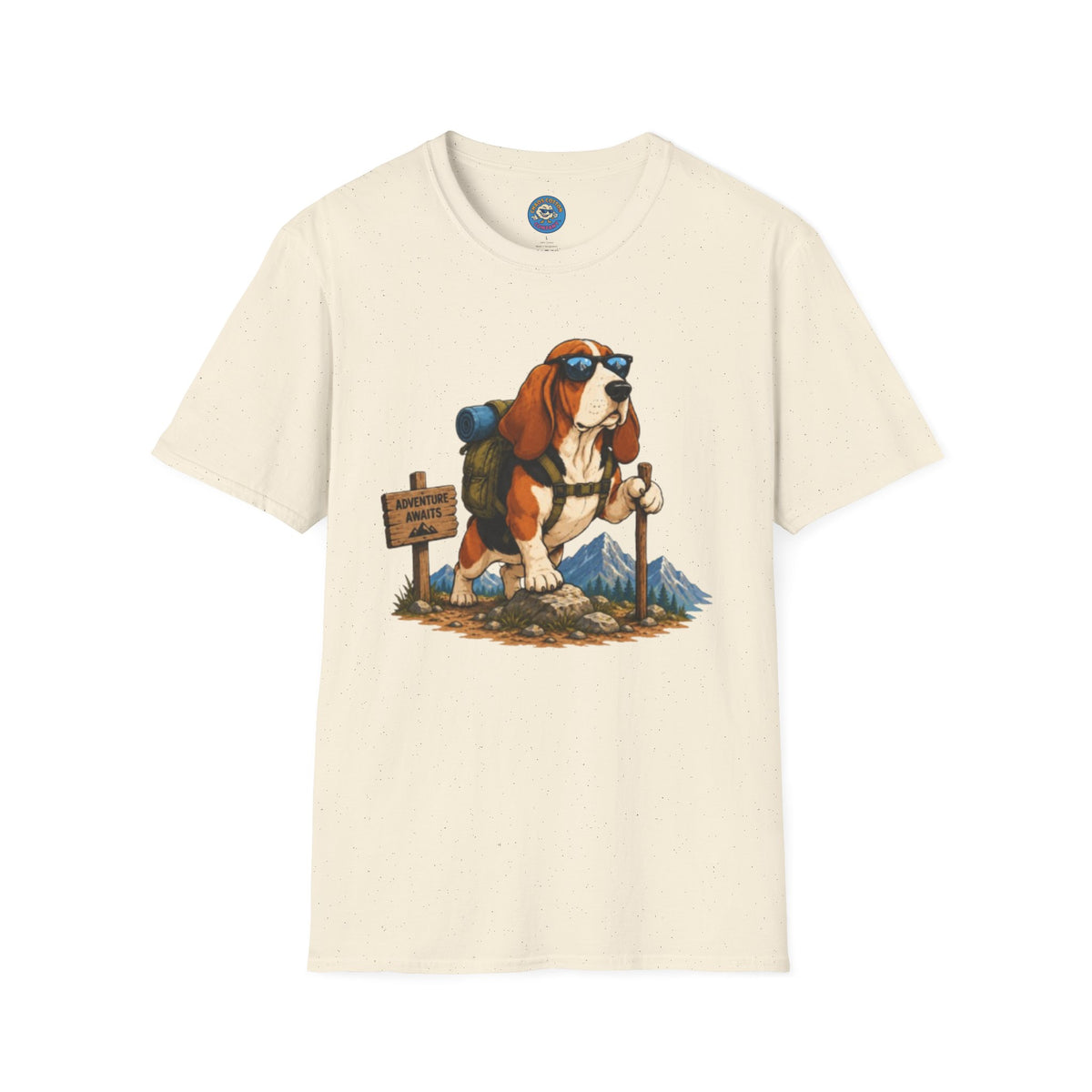 Hiking Basset Hound T-Shirt