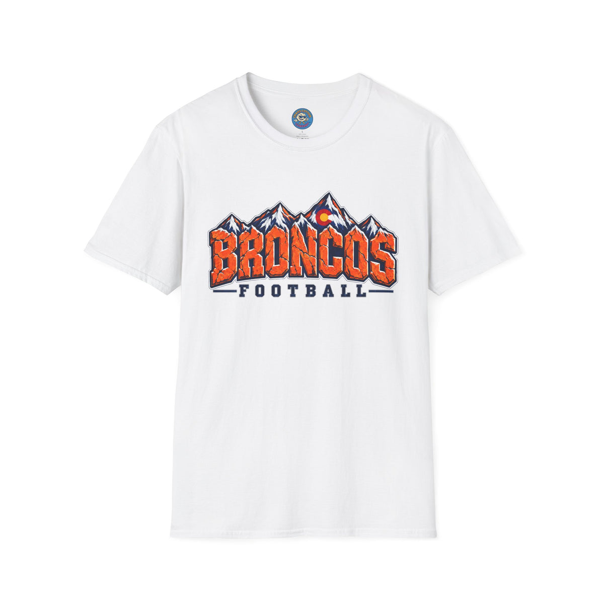 Broncos Football Mountain T-Shirt (V4)